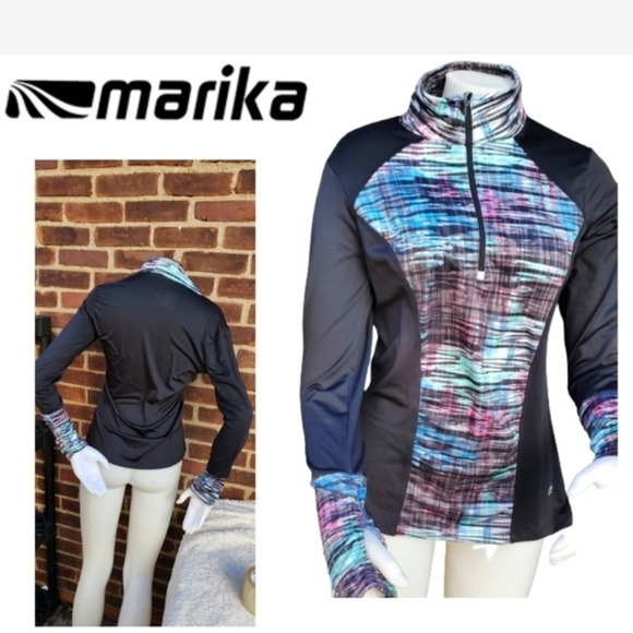 Marika Half zip workout top M‎ - Picture 1 of 11
